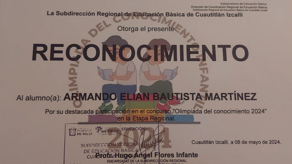 Reconocimiento Regional